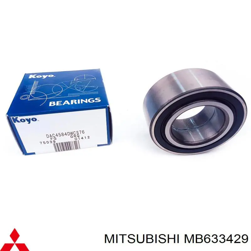 Подшипник ступицы MB633429 Mitsubishi