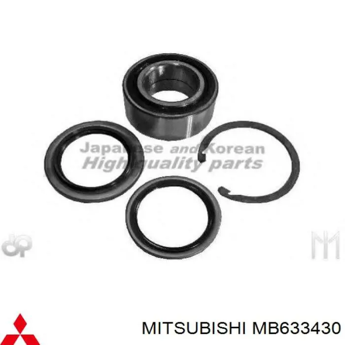 Cojinete de rueda delantero MB633430 Mitsubishi