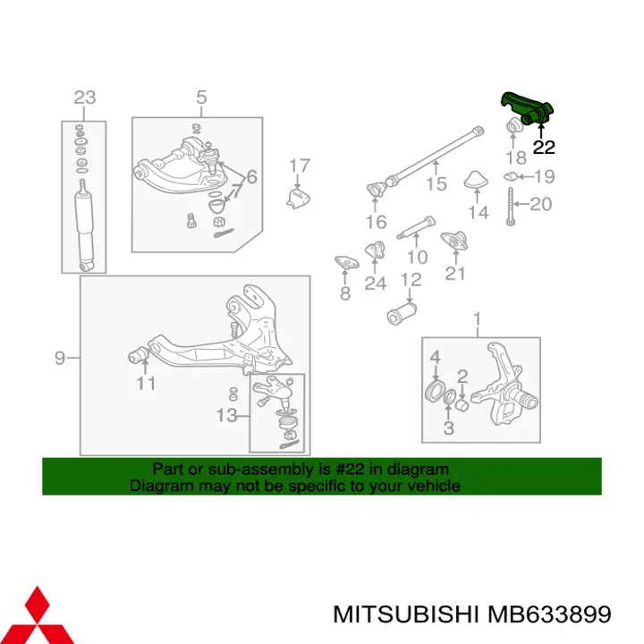 MB633899 Mitsubishi 