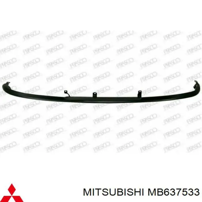 MB637533 Mitsubishi накладка фар нижняя