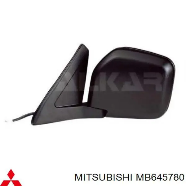 Зеркало заднего вида правое на Mitsubishi Pajero II Canvas Top 