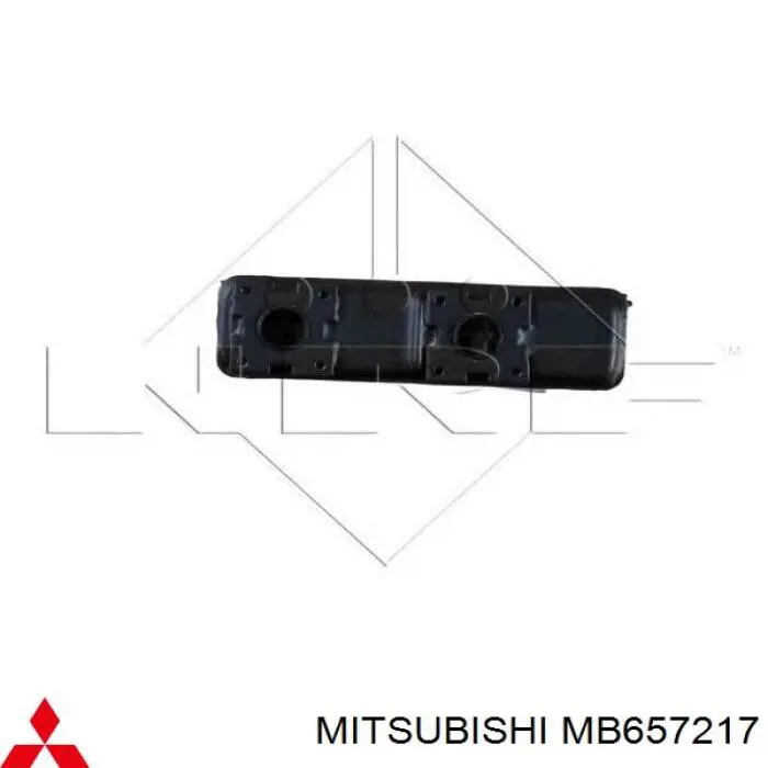 Радиатор печки MB657217 Market (OEM)