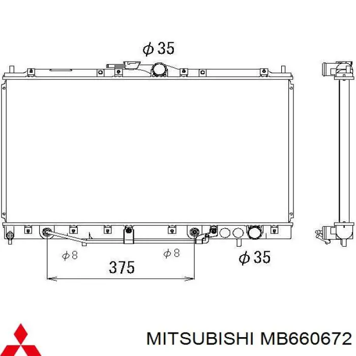 Радиатор MT2090 Santech