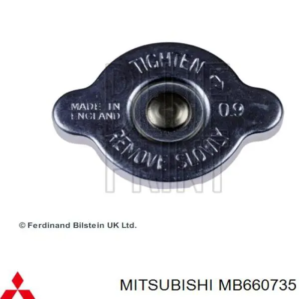 Крышка (пробка) радиатора Mitsubishi MB660735