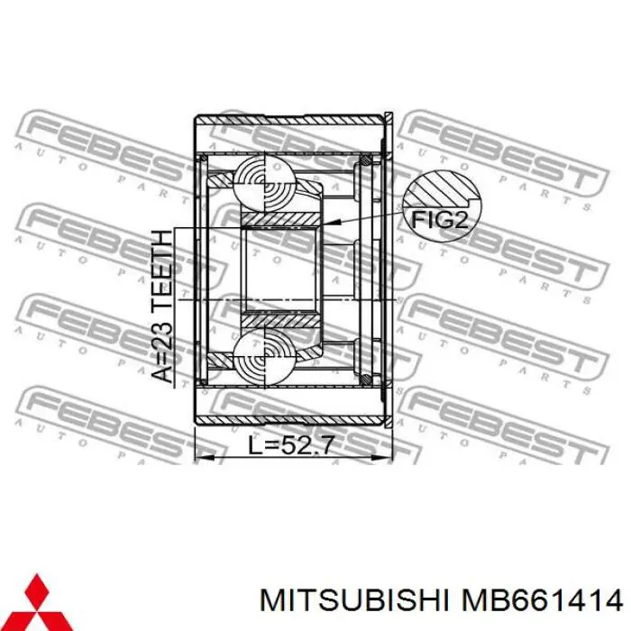 Купить BB1056 Posterparts Передний шрус переднего карданного вала