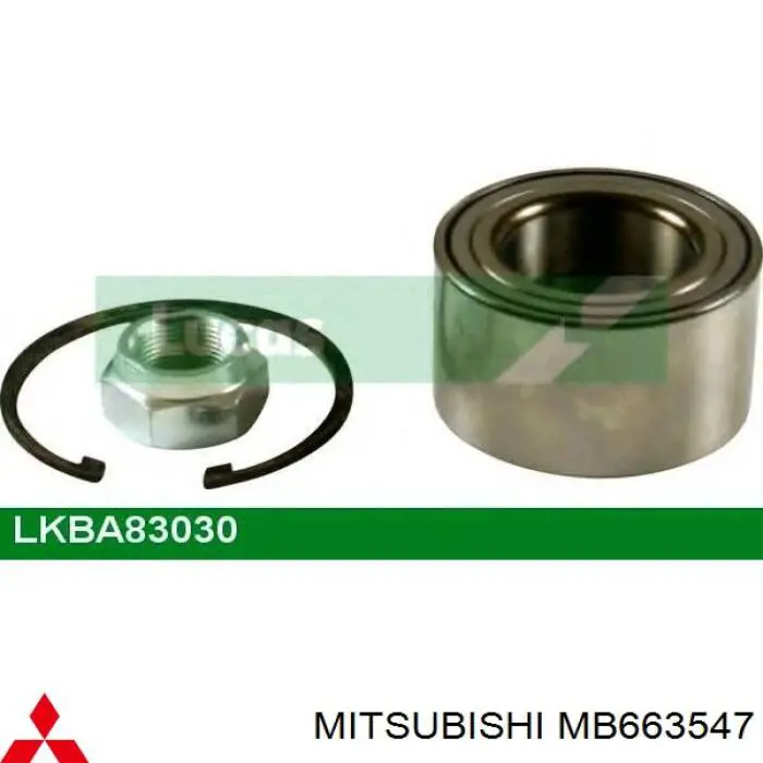 Подшипники задней ступицы Mitsubishi MB663547 цена, от 21.03 USD