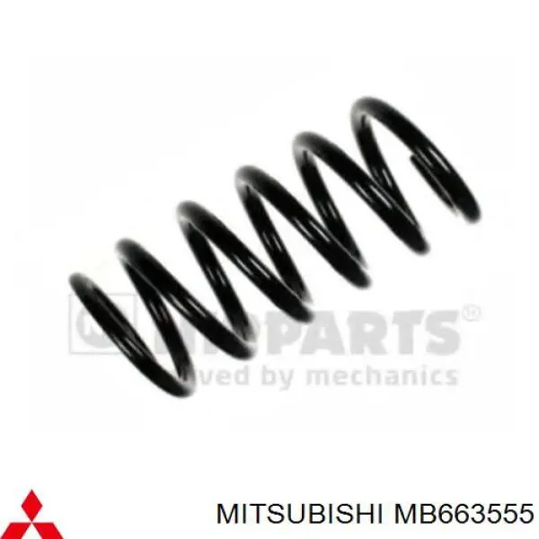 MB663555 Mitsubishi mola traseira