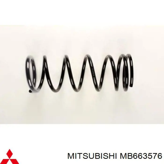 MB663576 Mitsubishi пружина задняя