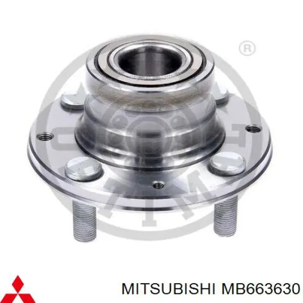 MB663630 Mitsubishi Ступица задняя