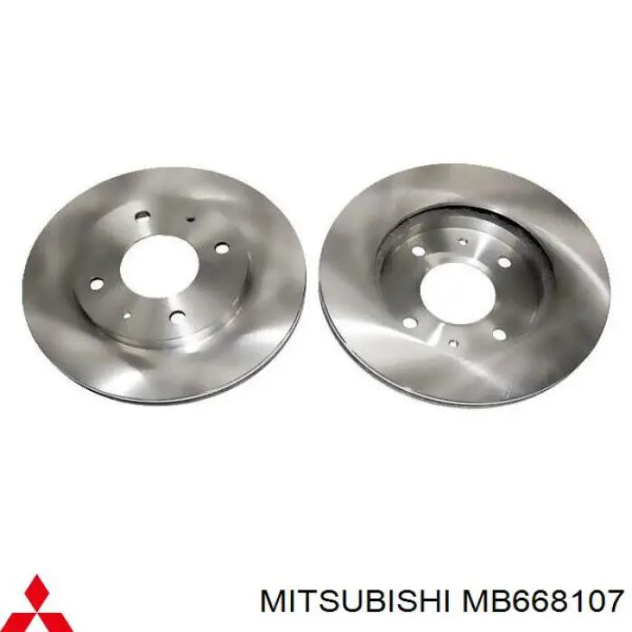 MB668107 Mitsubishi диск тормозной передний