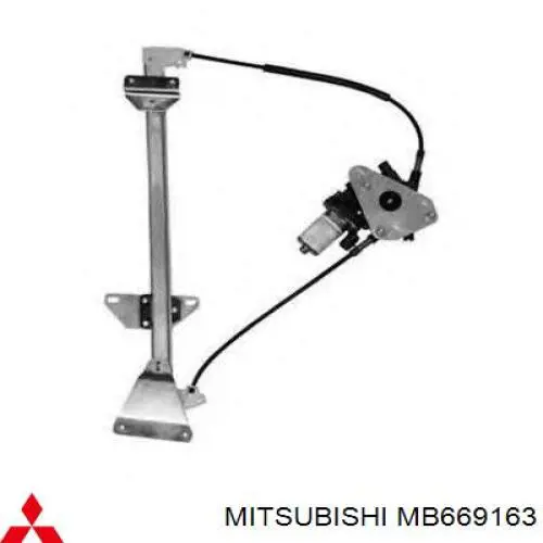 Механизм стеклоподъемника двери передней левой MB669163 Mitsubishi