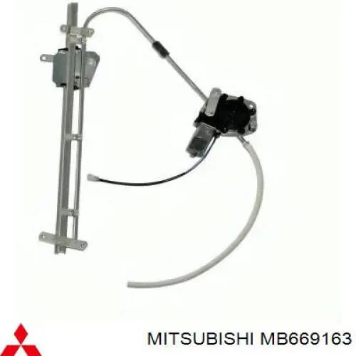 Механизм стеклоподъемника водительской двери Mitsubishi MB669163 цена, от 92.83 USD