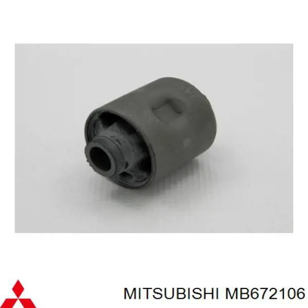 Сайлентблок траверсы крепления переднего редуктора задний Mitsubishi MB672106