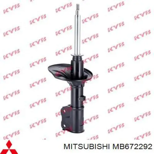 MB672292 Mitsubishi amortecedor dianteiro