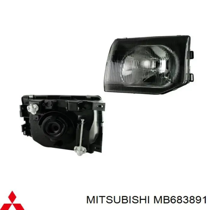 MB831067 Mitsubishi фара левая