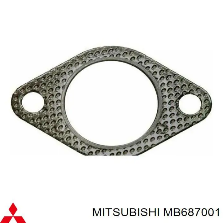 Mr529712 mitsubishi прокладка глушителя