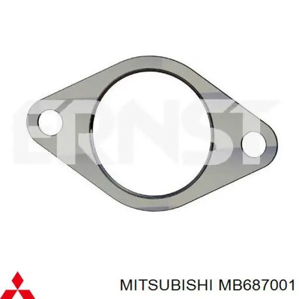 Junta De Tubo De Escape Silenciador MB687001 Mitsubishi