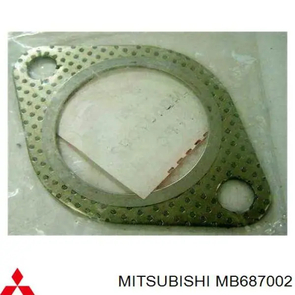 MB687002 Mitsubishi прокладка приемной трубы глушителя