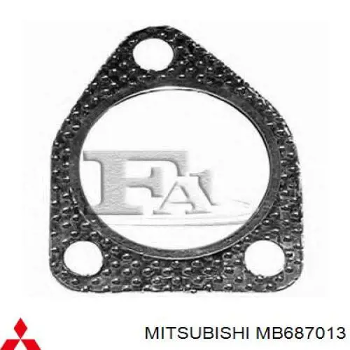 Прокладка монтажна, глушника MB687013 Mitsubishi