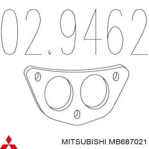 MR224268 Mitsubishi Прокладка штанов