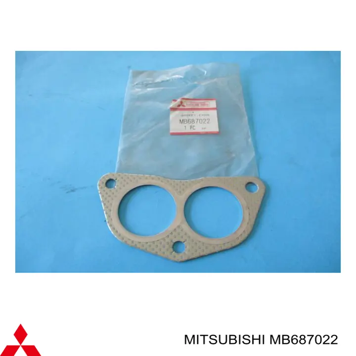 MB687022 Mitsubishi прокладка приемной трубы глушителя