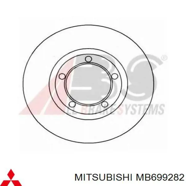 Купить MB699282 Mitsubishi Ротор тормозной