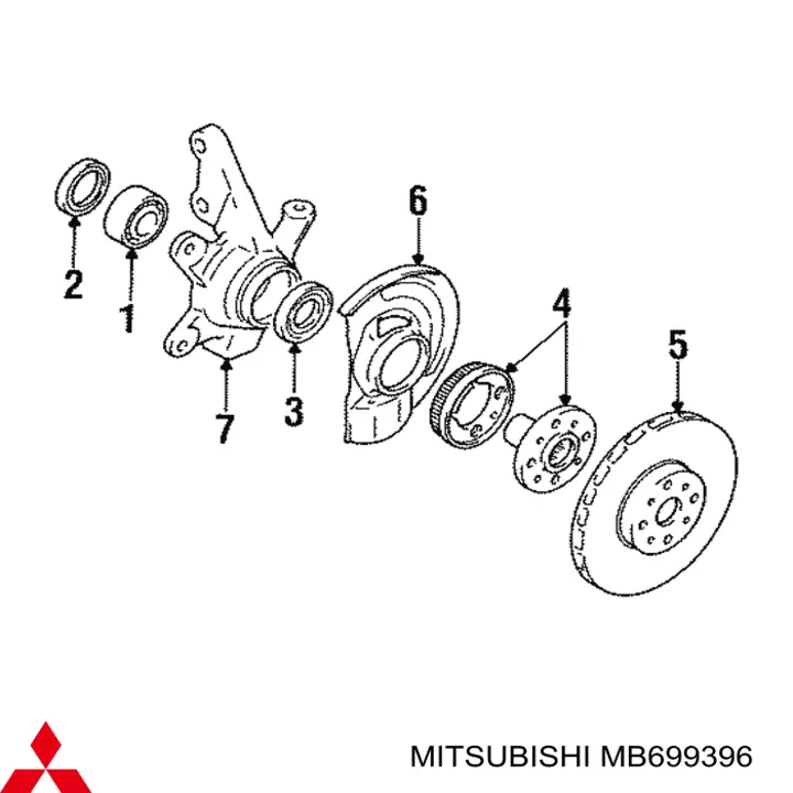  MB618166 Mitsubishi