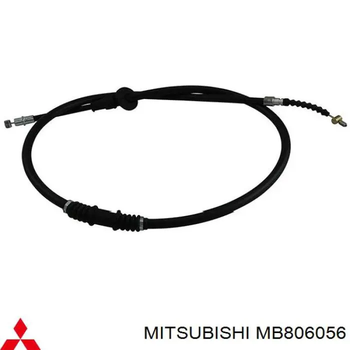 MB806056 Mitsubishi трос ручного тормоза задний левый