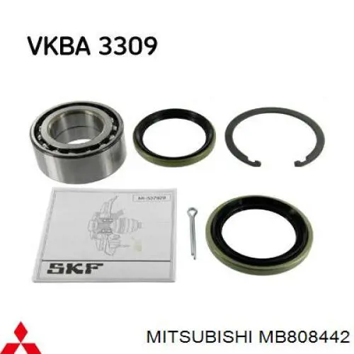 Комплект подшипника ступицы колеса Mitsubishi MB808442 цена, от 12.79 USD