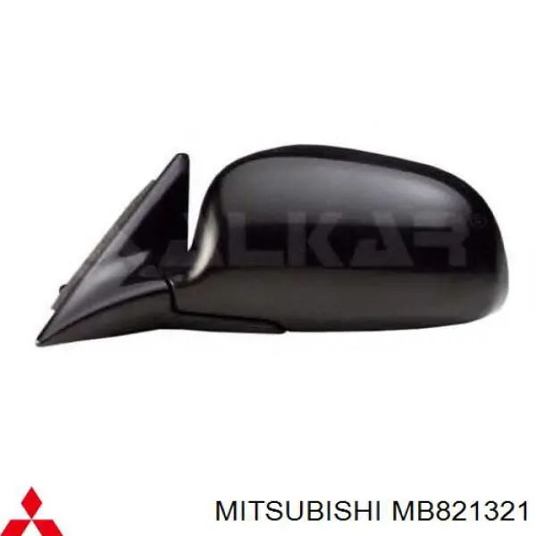 MB821321 Mitsubishi зеркало заднего вида левое