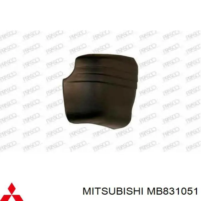 MB831051 Mitsubishi Клык заднего бампера левый