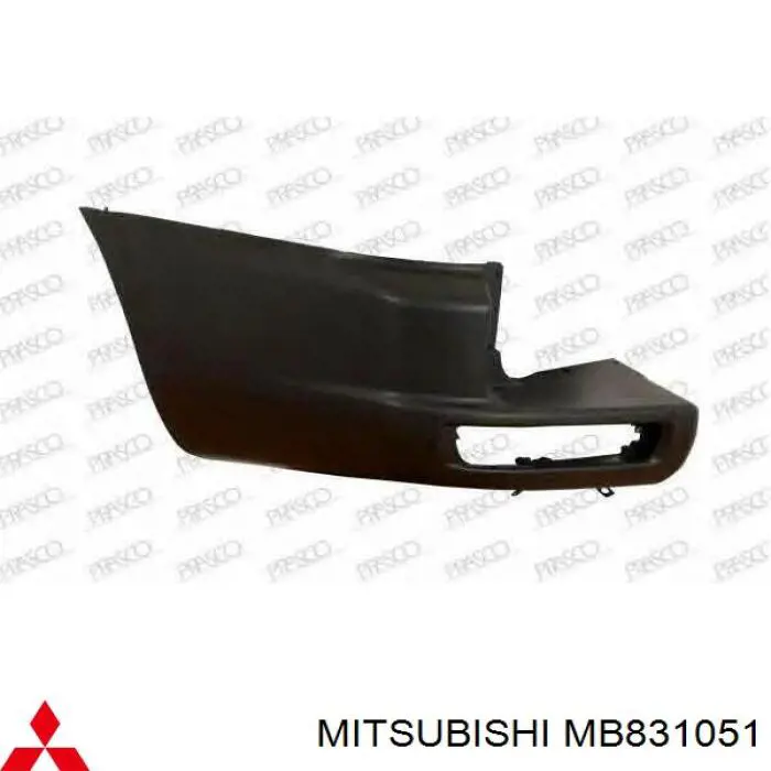 Купить MB831051 Mitsubishi Бампер задний, левая часть