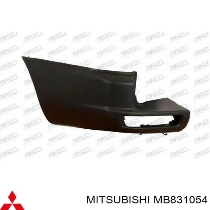 Бампер задний, правая часть Mitsubishi MB831054 цена, от 44.34 USD