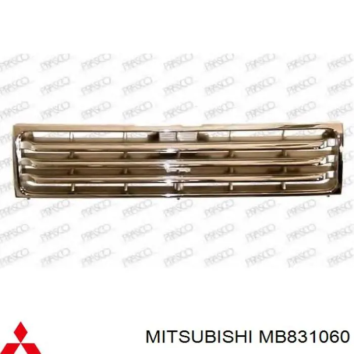 Решетка радиатора на Mitsubishi Pajero II Canvas Top (Митсубиси Паджеро)