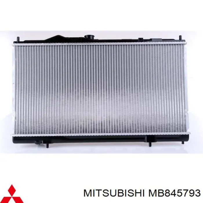 MB845793 Mitsubishi radiador de esfriamento de motor