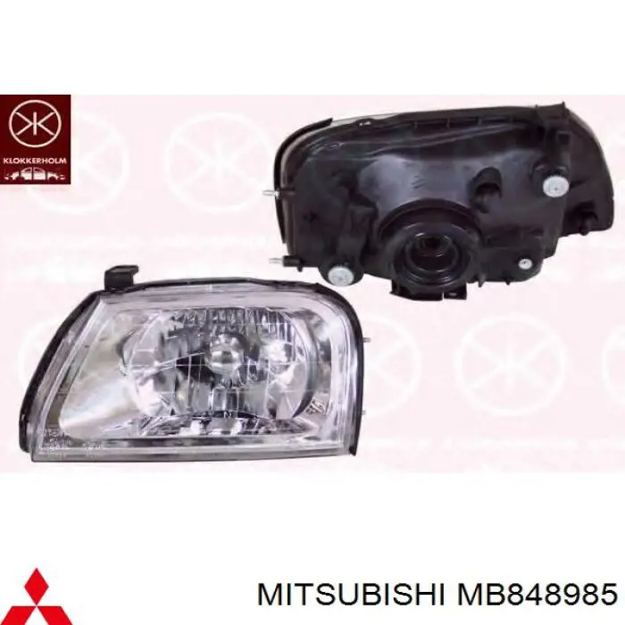 Лампа-фара внутренняя левая/правая Mitsubishi MB848985