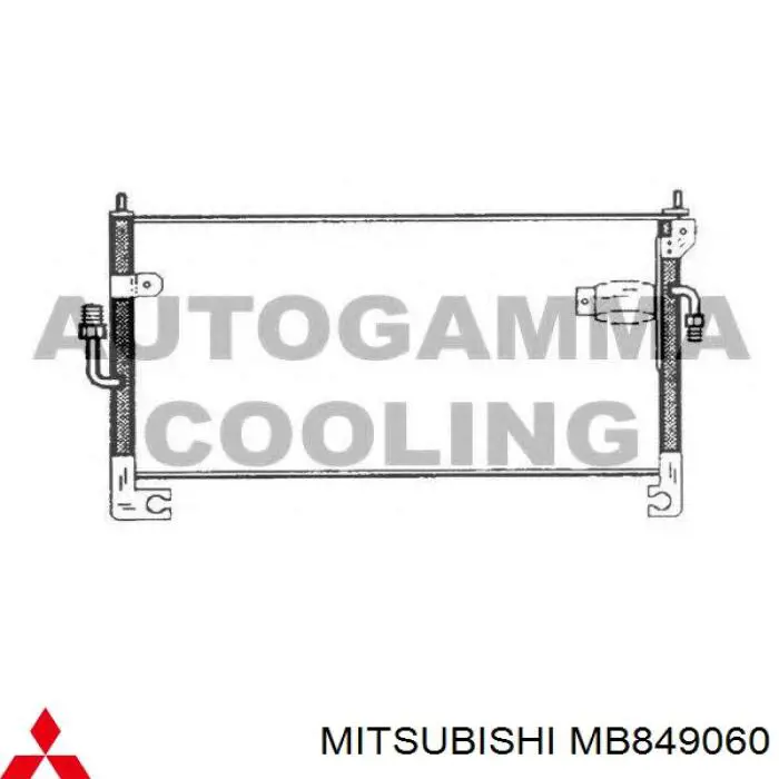 Радиатор кондиционера MB849060 Mitsubishi