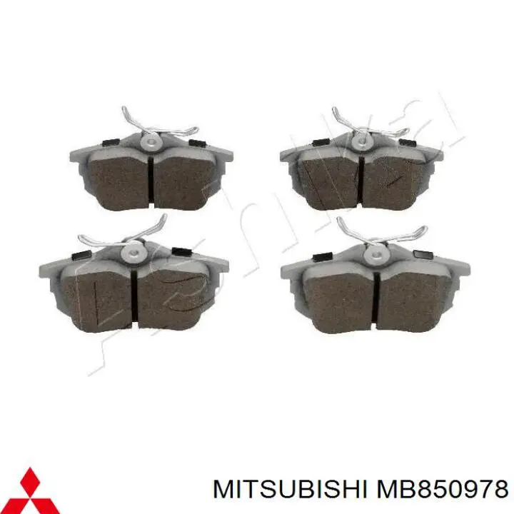MB850978 Mitsubishi задние тормозные колодки