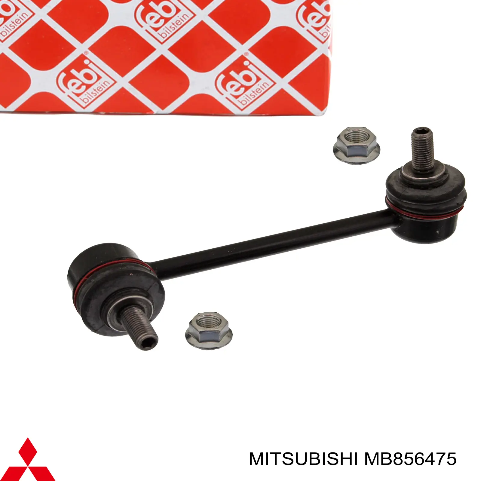 Barra estabilizadora trasera izquierda MB856475 Mitsubishi