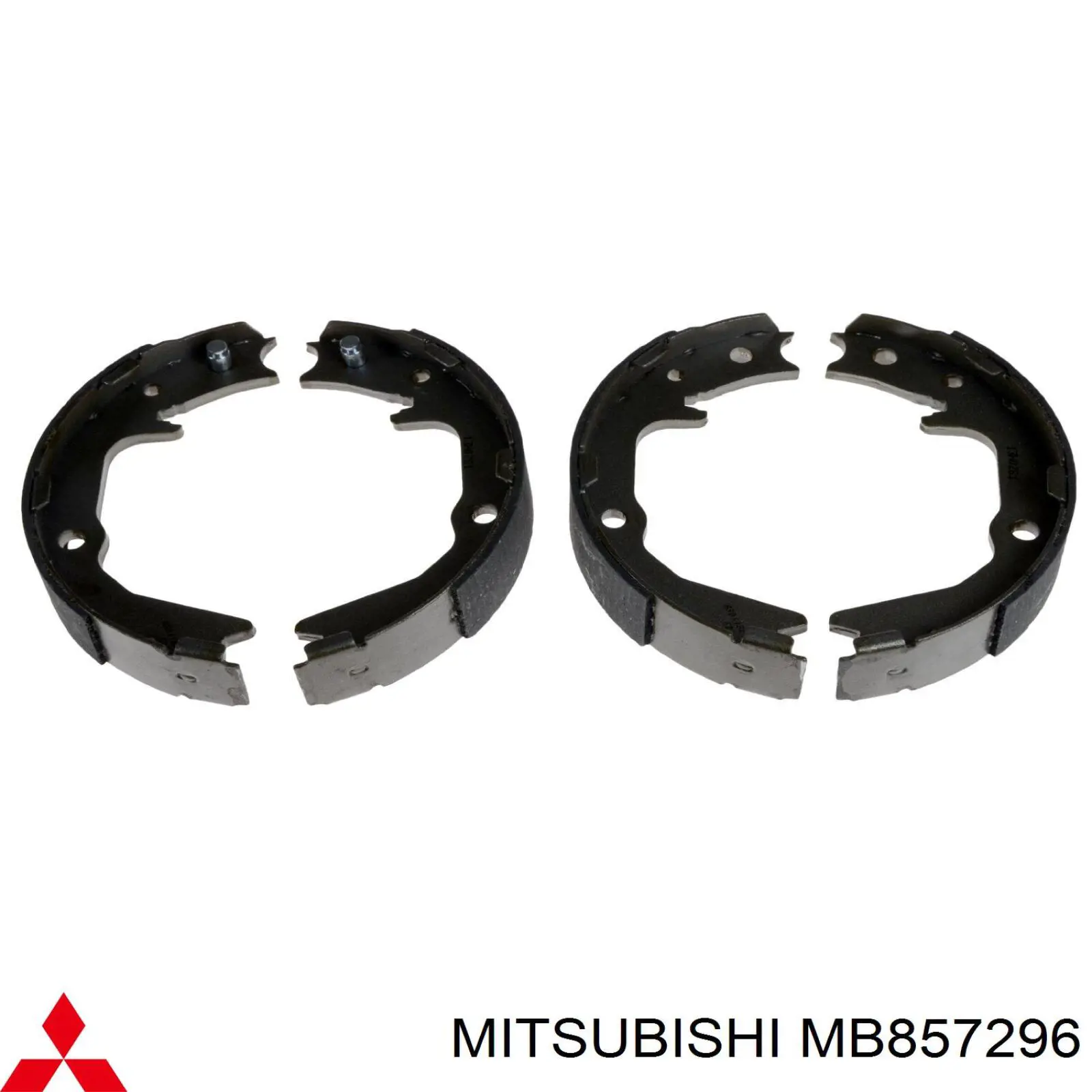 MB857296 Mitsubishi колодки тормозные задние дисковые