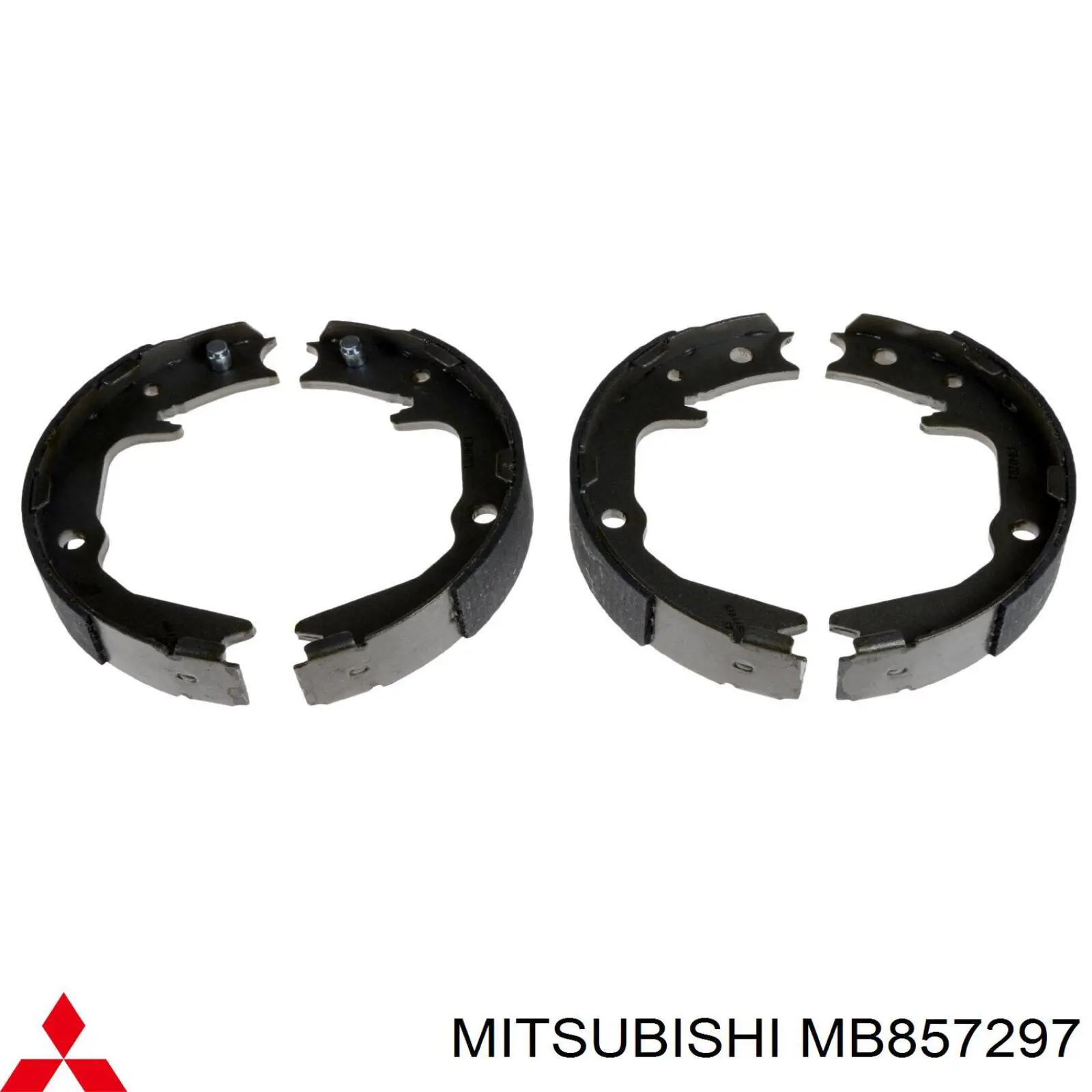 MB857297 Mitsubishi колодки тормозные задние дисковые