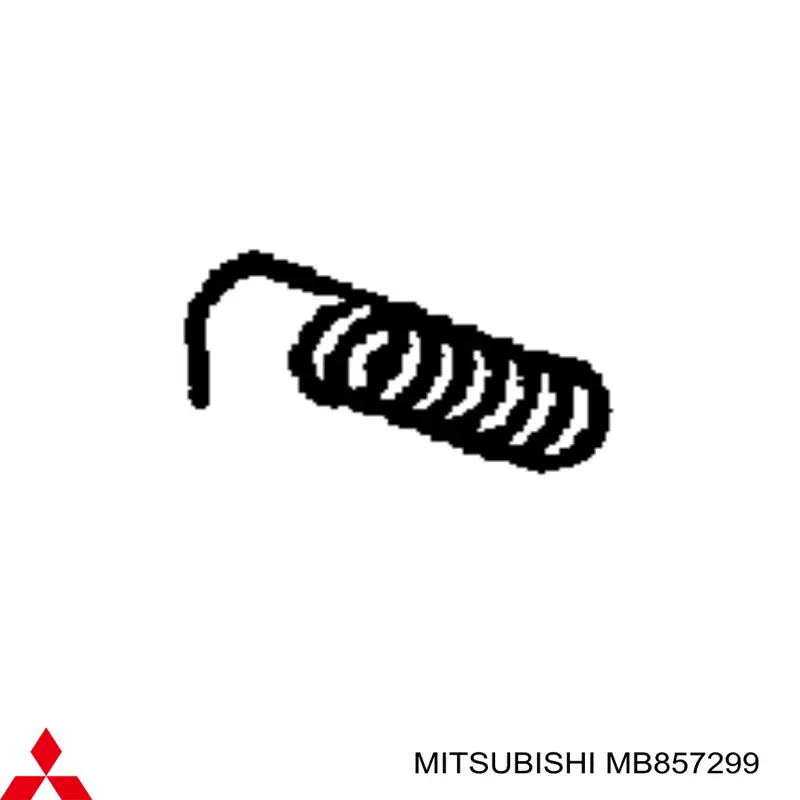 Пружина прижимная задних барабанных колодок Mitsubishi MB857299 цена, от 3.12 USD