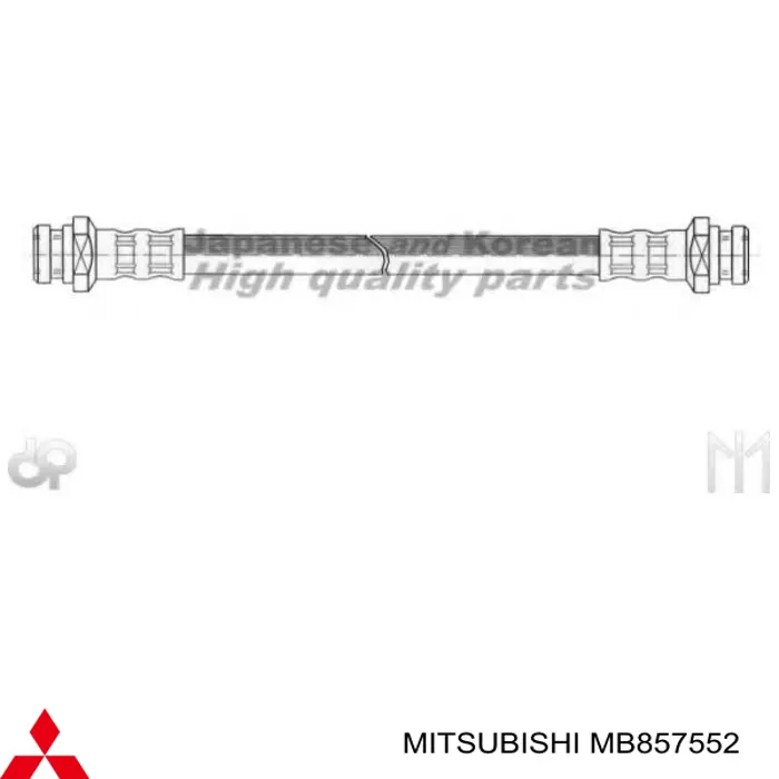 Шланг тормозной передний MB857552 Mitsubishi