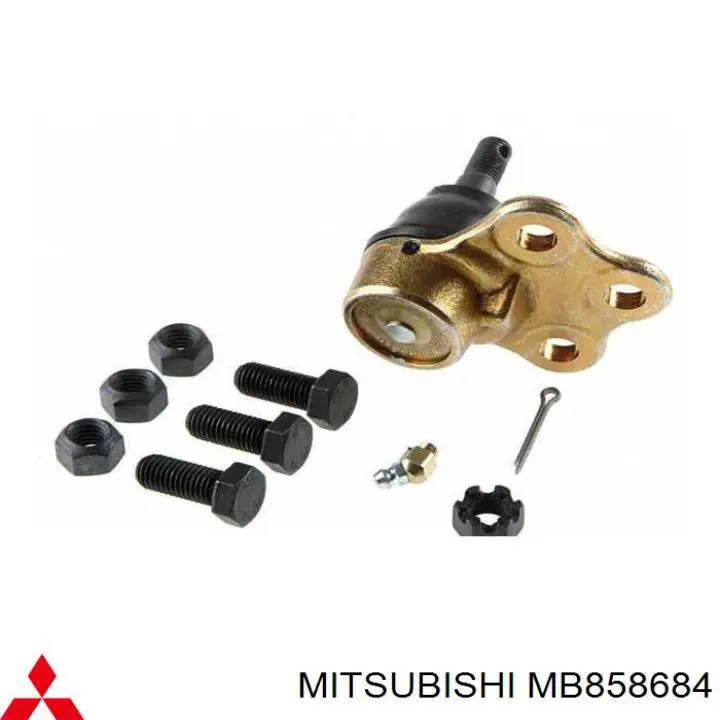 Задние барабанные колодки MB858684 Mitsubishi