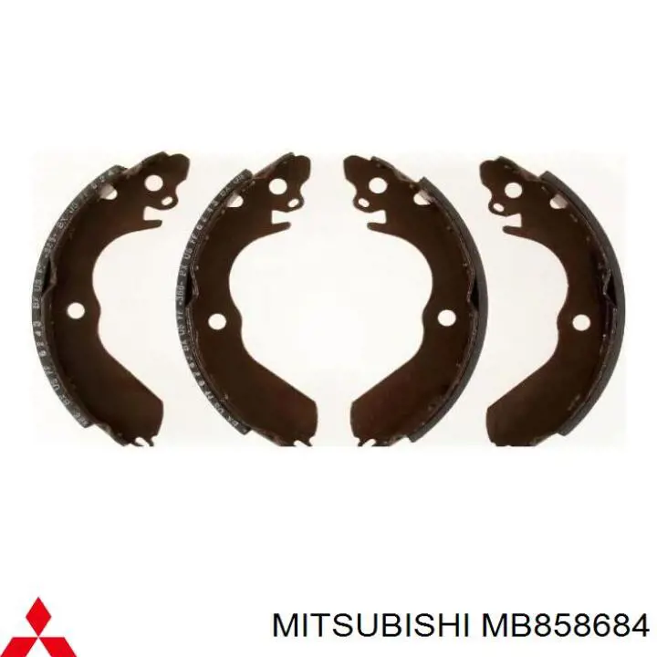 Колодки гальмові задні, барабанні MB858684 Mitsubishi