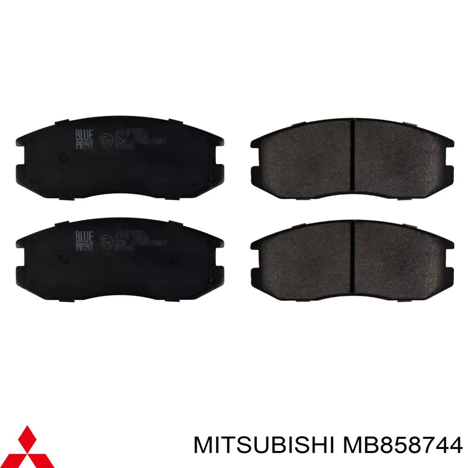 Передние тормозные колодки MB858744 Mitsubishi