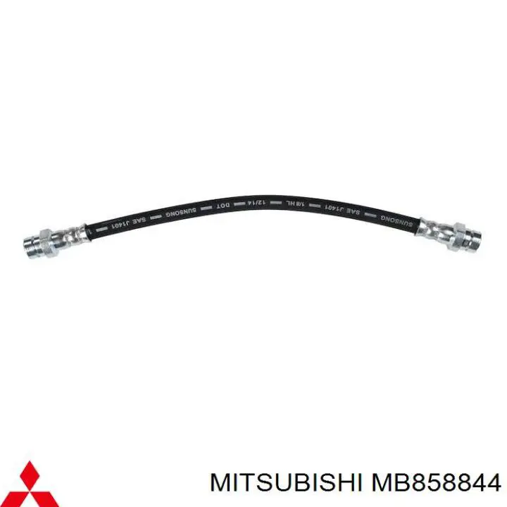 Купить MB858844 Mitsubishi Шланг тормозной передний