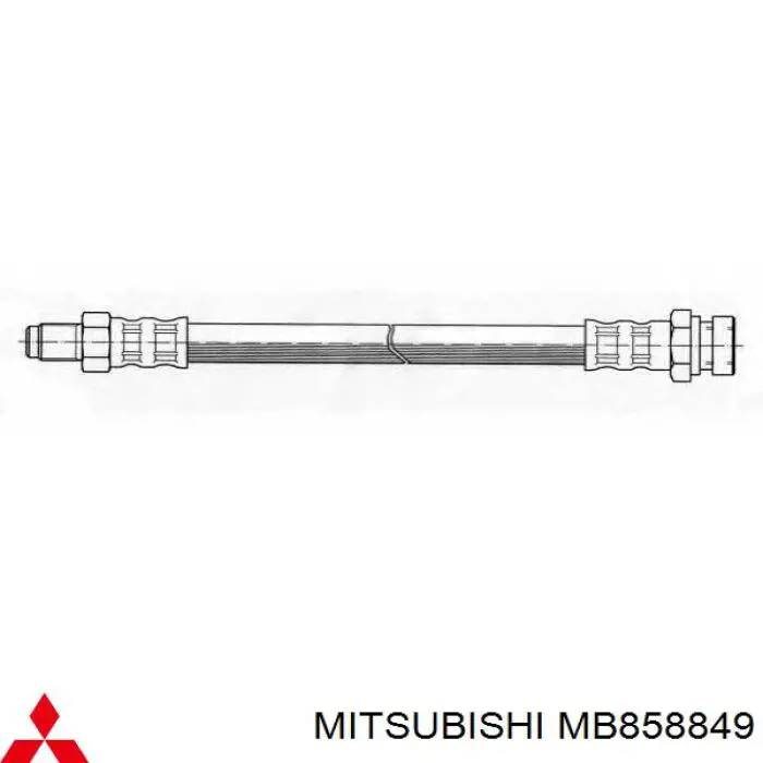 Задний тормозной шланг MB858849 Mitsubishi