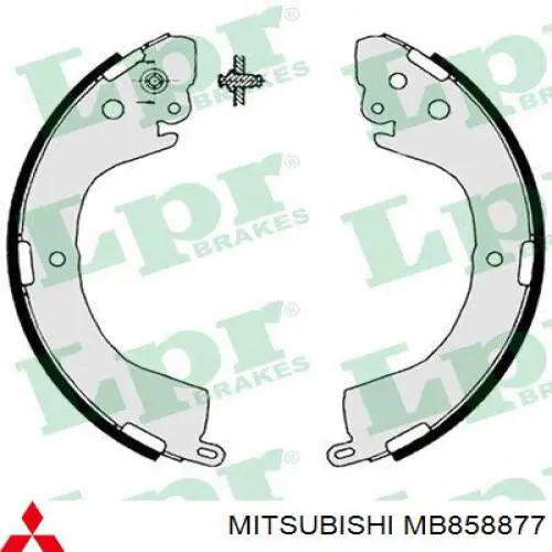 MB858877 Mitsubishi задние барабанные колодки