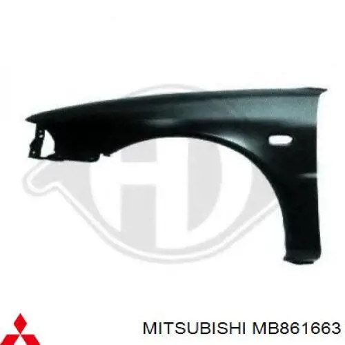 Купить Крыло переднее левое Митсубиси Лансер V CB, CD, CE